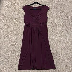 Chaps Purple Dress